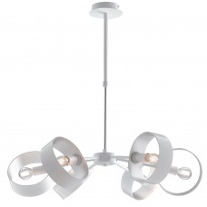 SOSPENSIONE OLYMPIC BIANCO/SILVER 6XE14 67CM - Fan Europe - I-OLYMPIC-S6