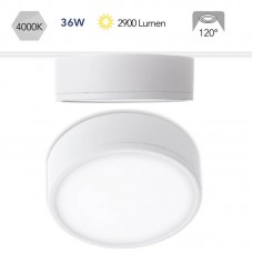 PLAFONIERA LED KLIO BIANCA 36W 2900LM 4000K 21,2X5CM - Intec - LED-KLIO-R21