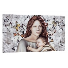 Pintdecor Noi Creiamo - Quadro MATERNITA CON FARFALLE - P4740