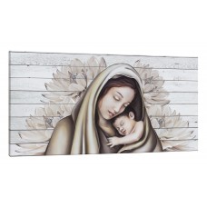 Pintdecor Noi Creiamo - Quadro MATERNITA CON FIORI CHIARI - P4744