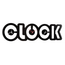 Pintdecor Noi Creiamo - Orologio BLACK CLOCK - P4792